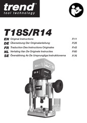 TREND T18S/R14K1/E Original Instructions Manual