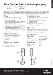 Clas Ohlson EMD300A-UK Quick Start Manual