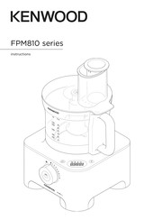 Kenwood MultiPro Sense FPM811 Instructions Manual