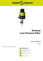 SAMES KREMLIN Airspray User Manual