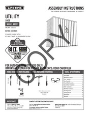 Lifestyle 60331 Assembly Instructions Manual