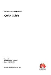 Huawei SUN2000-4.95KTL-JPL1 Quick Manual
