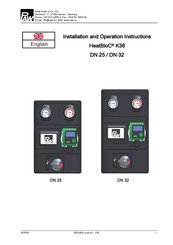 PAW HeatBloC K38 DN 25 Installation And Operation Instruction Manual