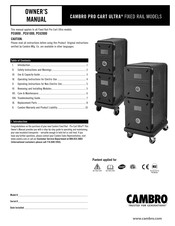 Cambro PRO CART ULTRA PCU2000 Owner's Manual