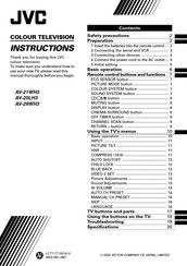 JVC AV-21WH3 Instructions Manual