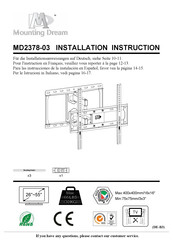 Mounting Dream MD2378-03 Installation Instruction