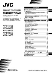JVC AV-2116EE Instructions Manual