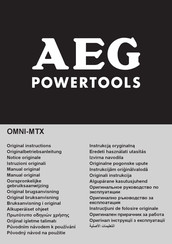 AEG Powertools OMNI-MTX Original Instructions Manual
