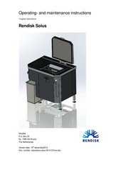 Rendisk Solus Operating And Maintenance Instructions Manual