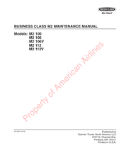 Daimler Freightliner Business class M2 100 Maintenance Manual