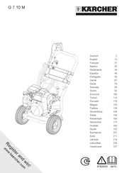 Kärcher G 7.10 M Manual