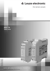 Leuze electronic MSI-TSB Original Operating Instructions