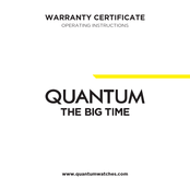 Quantum Big Time Operating Instructions Manual