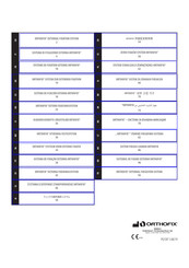 Orthofix External Fixation System Instructions For Use Manual
