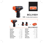 Bahco BCL31SD1 Original Instructions Manual