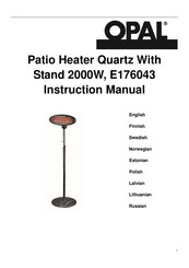 Opal E176043 Instruction Manual