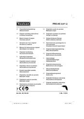 Toolson PRO-AS 3,6/1 Li Original Operating Instructions