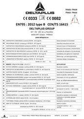 Deltaplus TRA32 Operating Instructions Manual