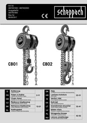 Scheppach cb 02 Translation From The Original Instruction Manual
