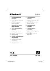 EINHELL TE-RH 22 Original Operating Instructions