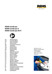 REMS CamScope Series Instruction Manual