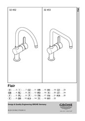 Grohe Flair 32 453 Manual