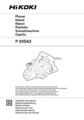 HIKOKI P 20SA2 Handling Instructions Manual