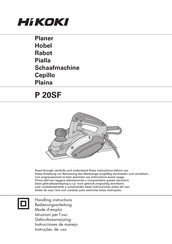 HIKOKI P 20SF Handling Instructions Manual