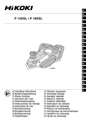HIKOKI P14DSL Handling Instructions Manual