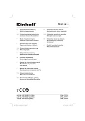 EINHELL TE-CI 18 Li Original Operating Instructions