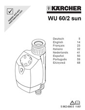 Kärcher WU 60/2 sun Instructions Manual