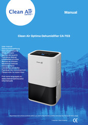Clean Air Optima CA-703 User Manual