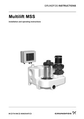 Grundfos Multilift MSS Series Installation And Operating Instructions Manual