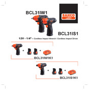 Bahco BCL31IW1 Operating Instructions Manual