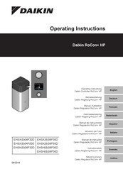 Daikin RoCon+ HP Series Operating Instructions Manual