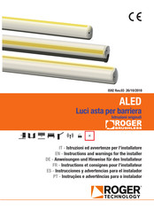 Roger Technology BI/ALED4C Instruction And Warnings For The Installer