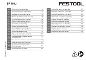 Festool BP 18 Li Ergo Original Operating Instructions
