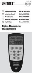 BEHA UNITEST Therm 200 Instruction Manual