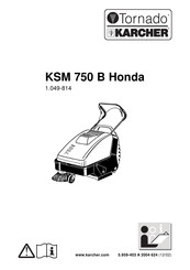 Kärcher Tornado KSM 750 B Honda User Instructions