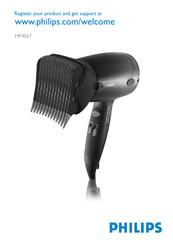 Philips Salon Dry'n Straight HP4867 Manual