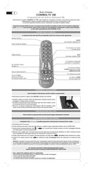 CME CONTROL TV 100 User Instructions
