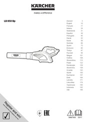 Kärcher LB 850 Bp Manual