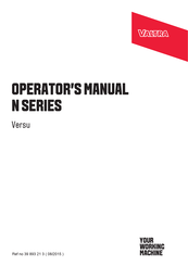 Valtra Versu N Series Operator's Manual