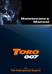 Toro 007 Maintenance Manual