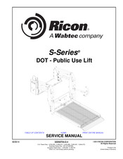 Wabtec Ricon S Series Service Manual