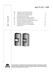 Jøtul FS 121 - I 400 Installation Instructions With Technical Data