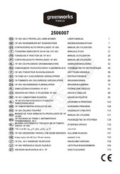 GreenWorks Tools 2506007 User Manual
