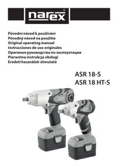 Narex ASR 18 HT-S Original Operating Manual