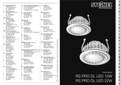STEINEL PROFESSIONAL RS PRO DL LED 15W Installation Instructions Manual