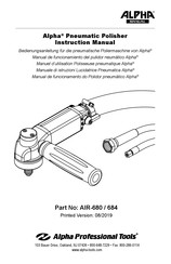 Alpha Professional Tools AIR-680 Instruction Manual